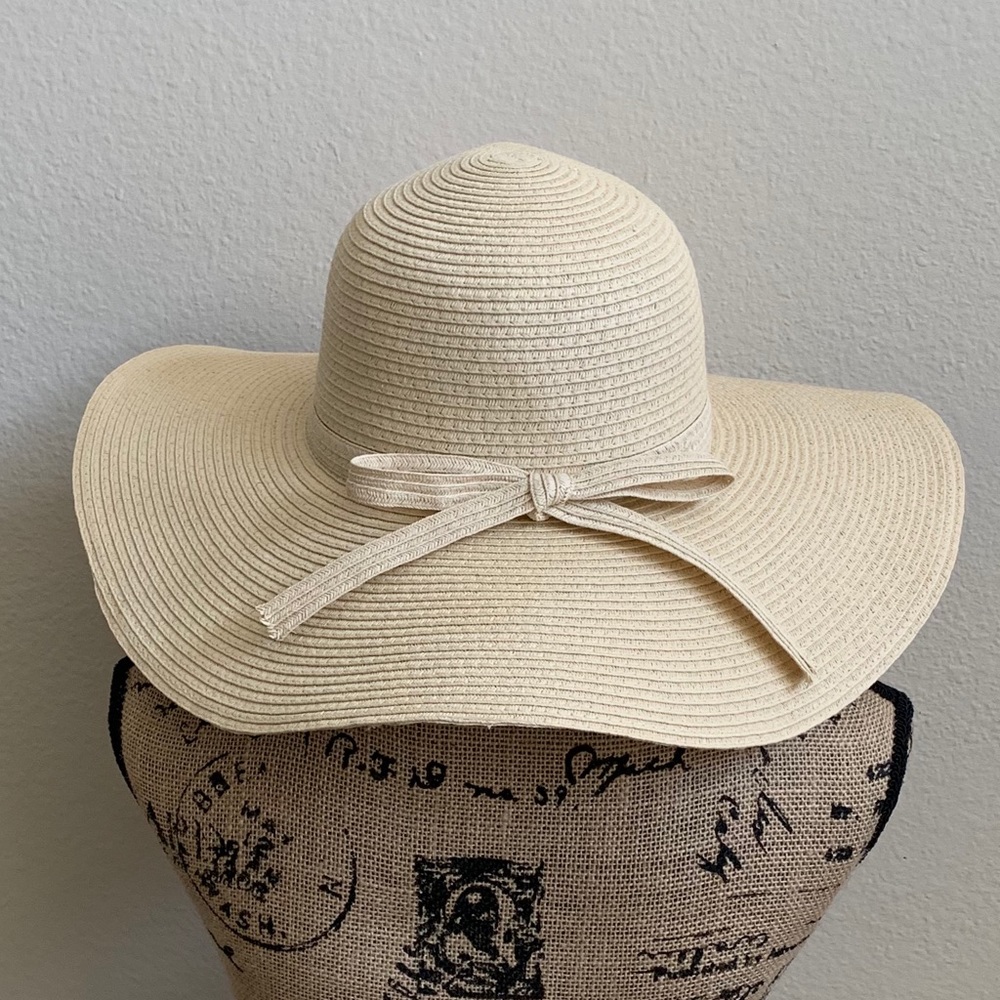 New! WONDERFUL FASHION Straw Brim Hat - Picture 2 of 6